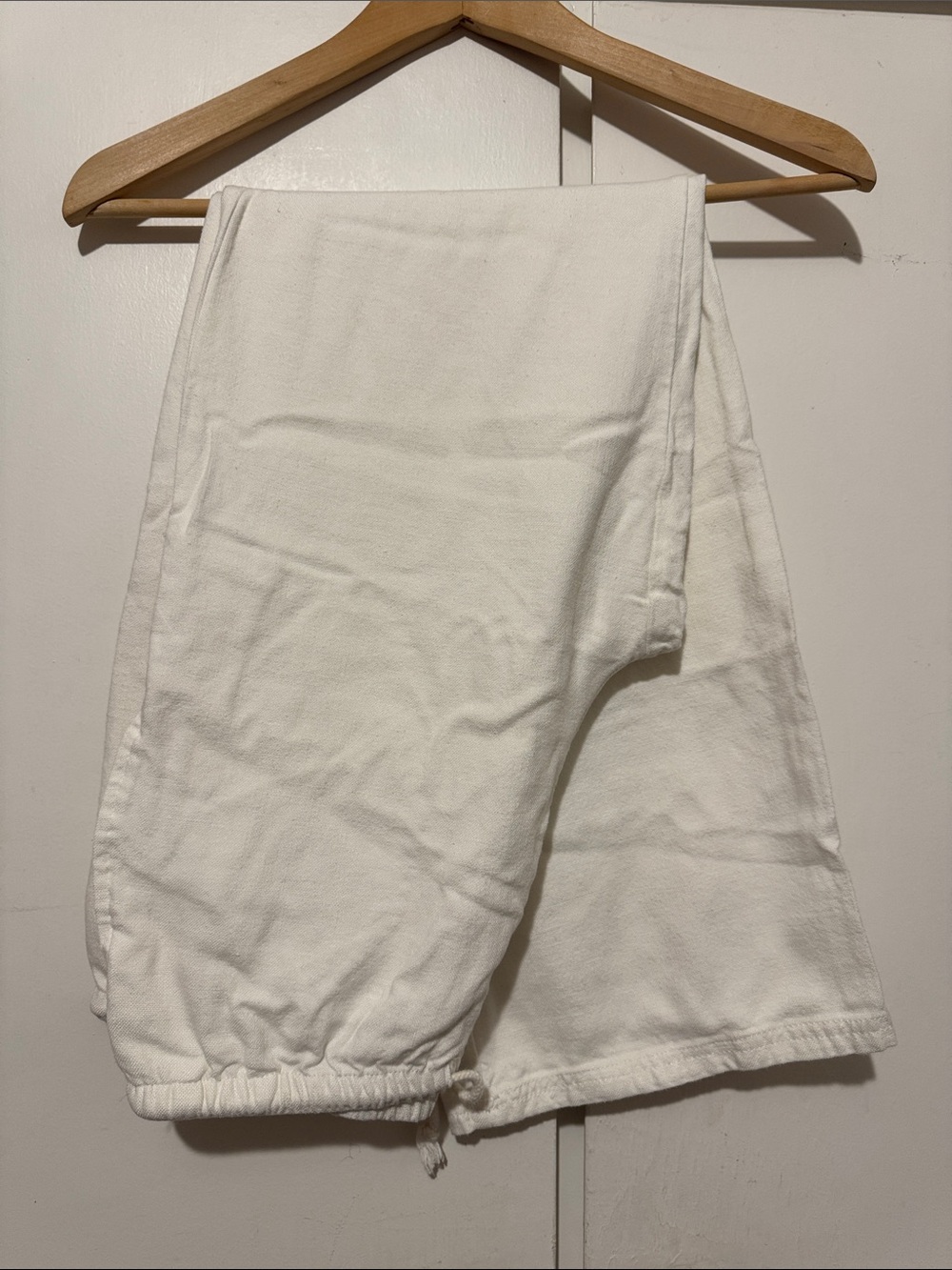 John Galt White Drawstring pants